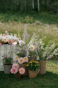 Colorado wedding florals