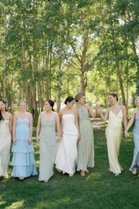 Bridesmaid dress inspiration for Aspen wedding