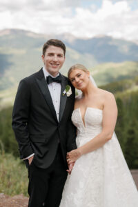 Wedding Portraits on top of Vail Mountain 
